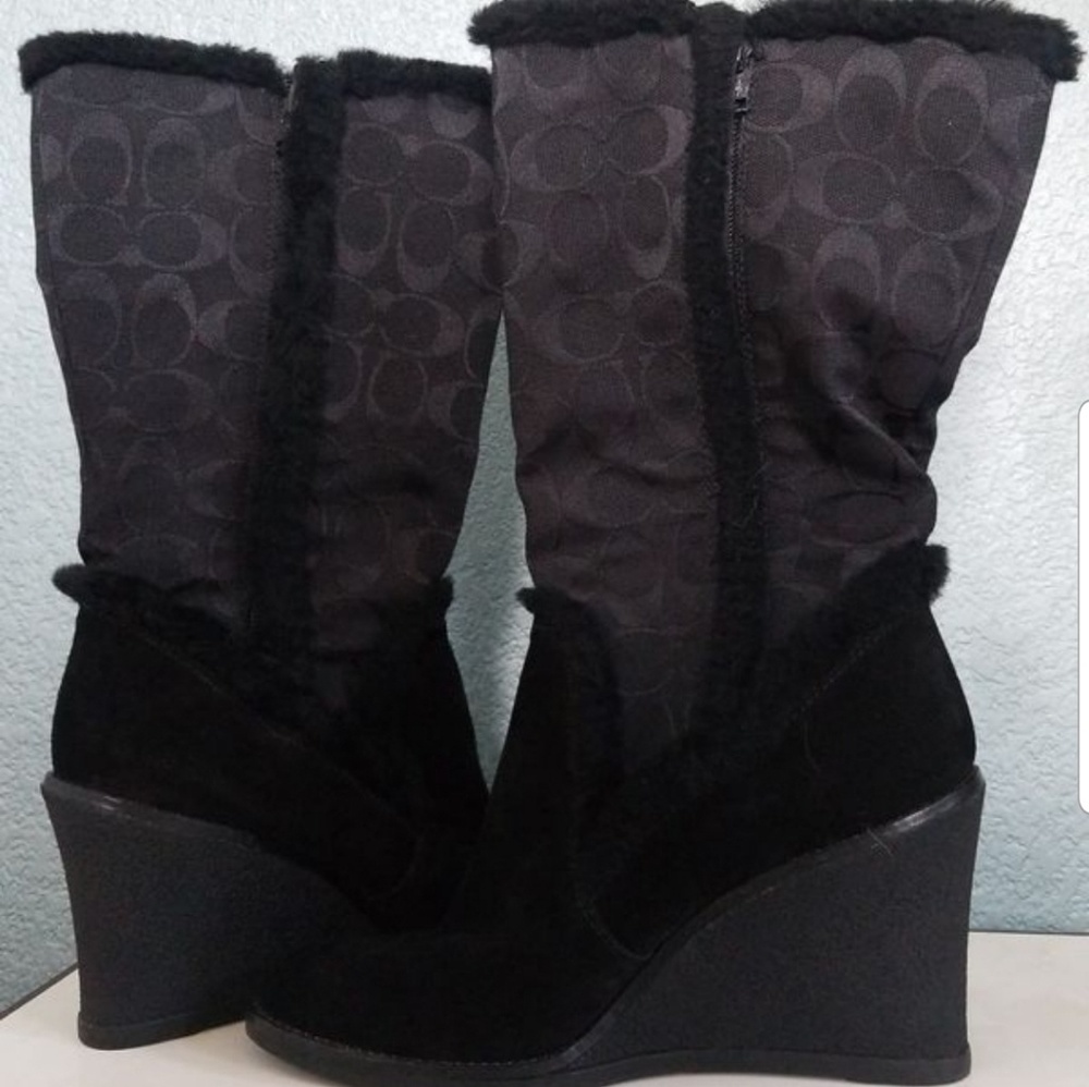 Coach Wedge Boots